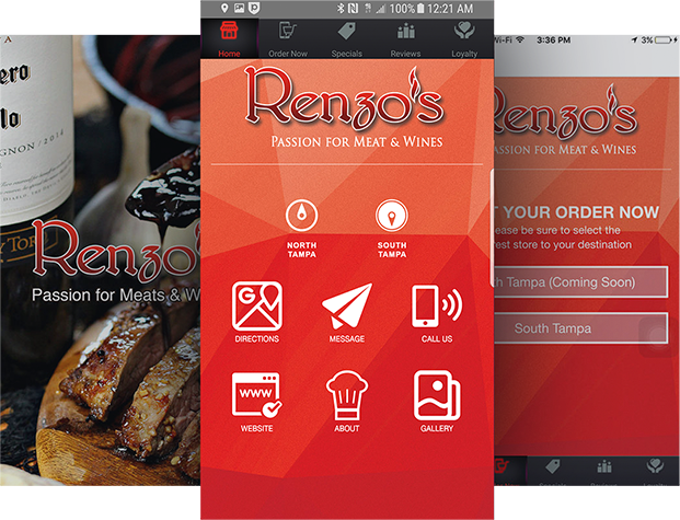 App For Restaurant - Renzos