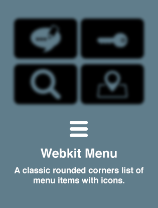 Webkit Menu